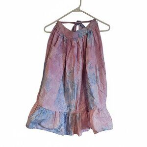 Pink and Blue Women's Apron